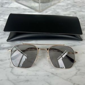 Oak + Fort Square Aviator Sunglasses